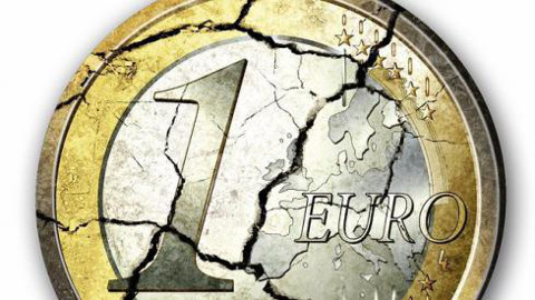 Euro crepato